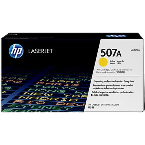 TONER HP YELLOW 507A P/LASERJET COLOR M551DN
