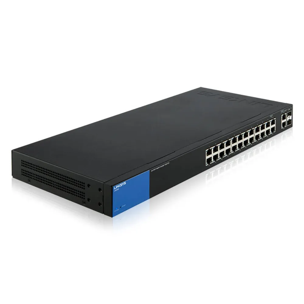 26-Port Smart Gigabit PoE+ Switch & added POE+ Budget (384W)