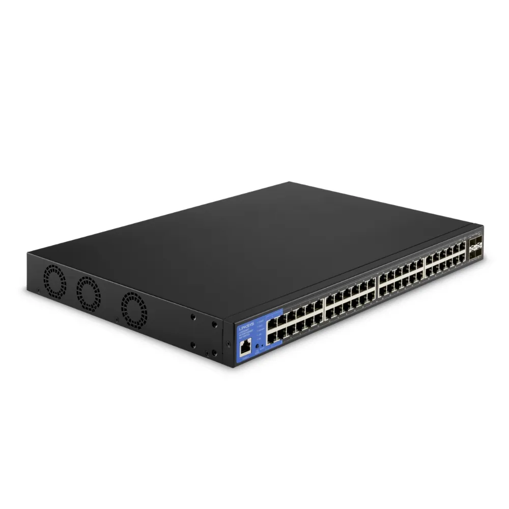 48-Port Manager Gigabit PoE+4 SFP 10G Budget (740W)