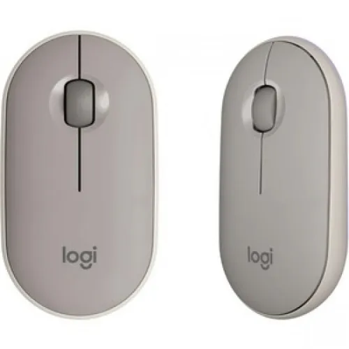 LOGITECH Pebble M350 Wireless Mouse (Almond Milk)