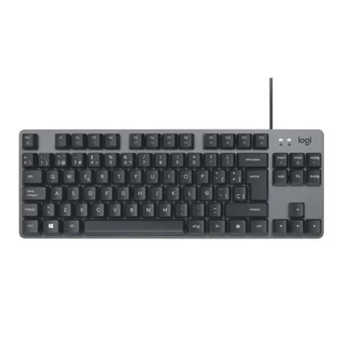 Teclado Logitech K835 TKL - Alámbrico - USB - Negro