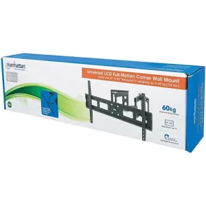 Soporte de pared de esquina de movimiento completo LCD universal