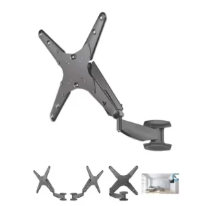 Soporte universal de pared para TV, con pistón a gas