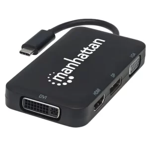 Convertidor USB-C 4 en 1 para Audio/Video