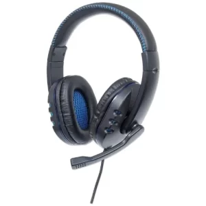 Audífonos USB para videojuegos, con luces LED