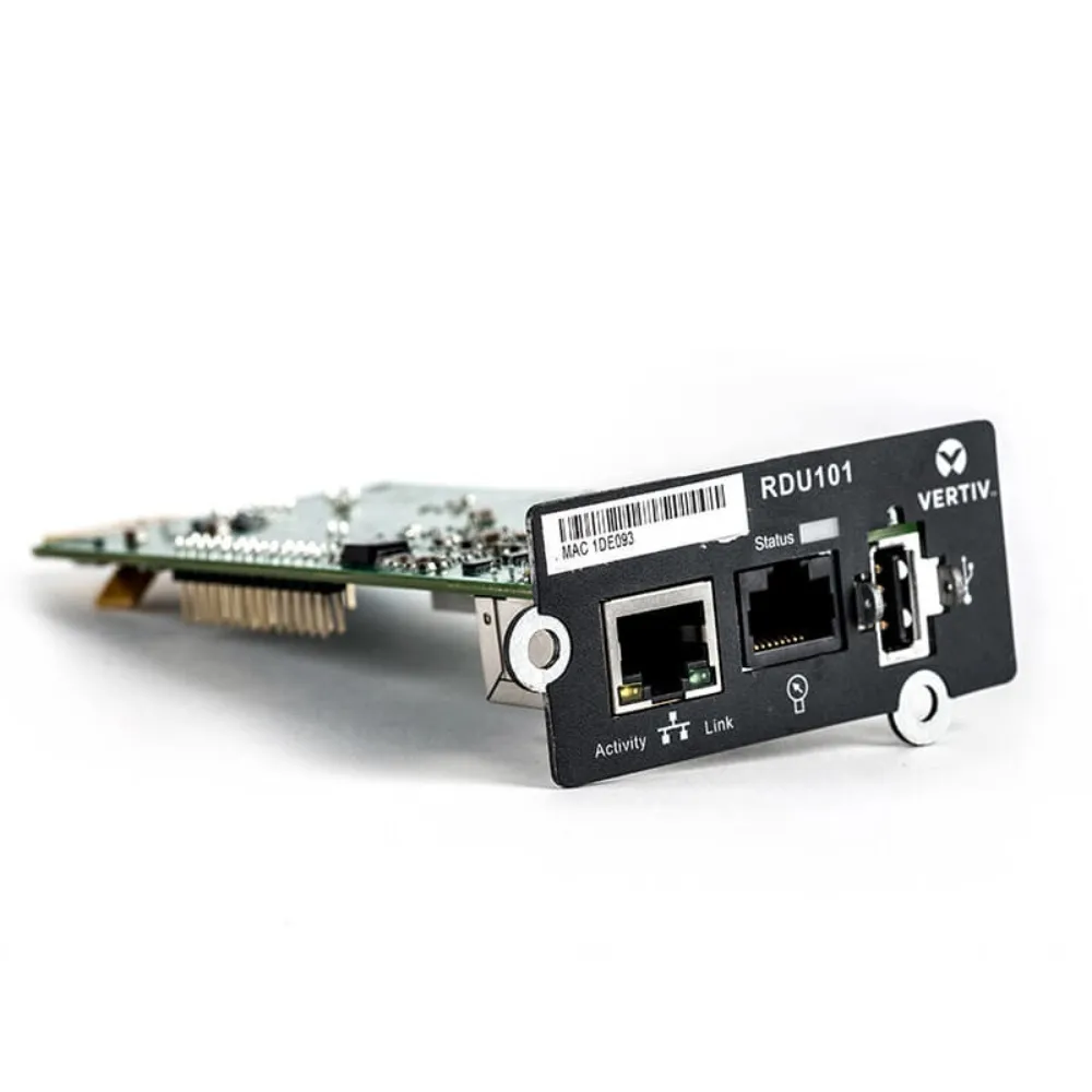 Liebert IntelliSlot RDU101 communication card for Vertiv equipment