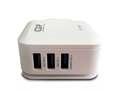 CARGADOR 3 PUERTOS USB