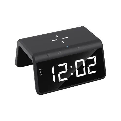 RELOJ CON ALARMA 6 EN 1 NEGRO