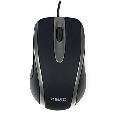 MOUSE USB COLOR NEGRO/GRIS