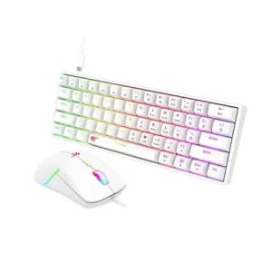 COMBO GAMER BLANCO RGB TECLADO+MOUSE