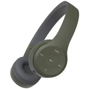 AUDIFONOS BLUETOOTH COLOR VERDE MILITAR