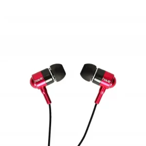AURICULARES CON MICROFONO COLOR ROJO