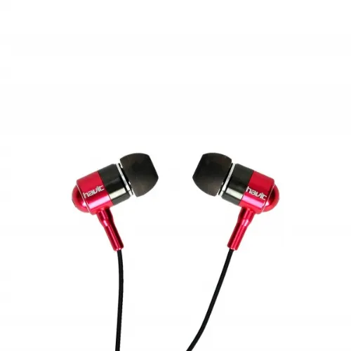 AURICULARES CON MICROFONO COLOR ROJO