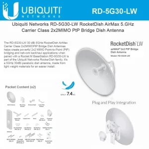 ROCKET DISH 30DBI *5GHZ *LIGERA