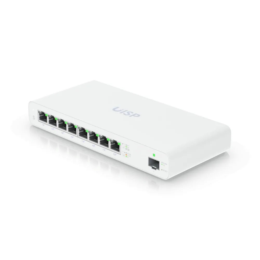 UISP SWITCH*8 PUERTOS GIGABIT POE*1 SFP*