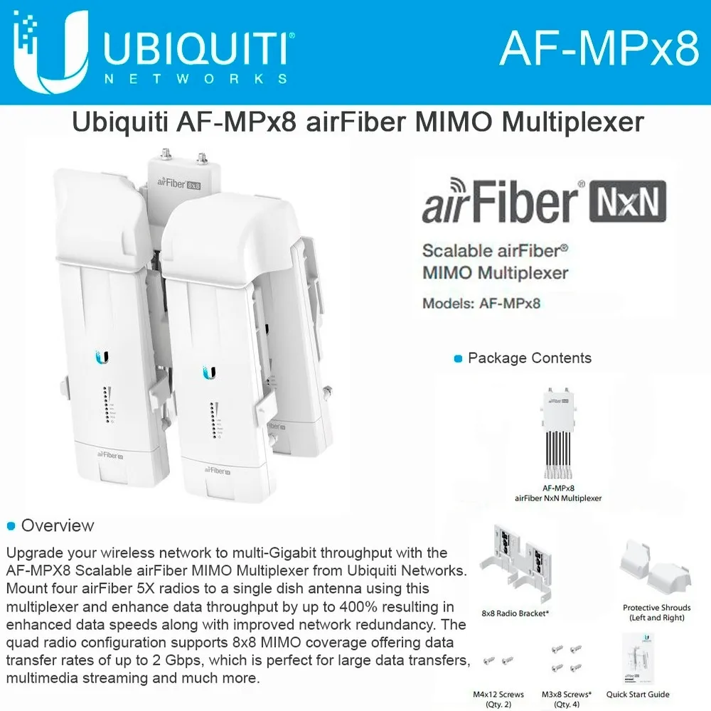 MULTIPLEXOR AIRFIBER PARA 4 RADIOS
