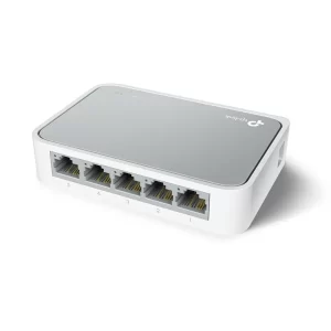 SWITCH DE 5 PUERTOS 10/100MBPS PLASTICO