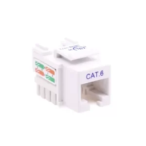 KEYSTONE JACK CAT6*COLOR BLANCO