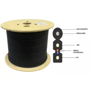 CABLE DROP FRP 2 HILO CON MENSAJERO*1KM
