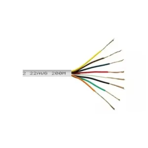 CABLE PARA ALARMAS 4HILOS UNIFILAR 22AWG