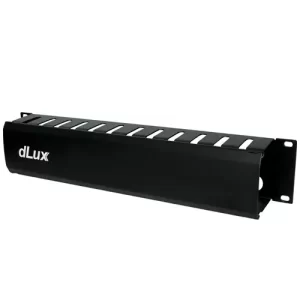 ORGANIZADOR DE 2U PARA RACK DE 19"*
