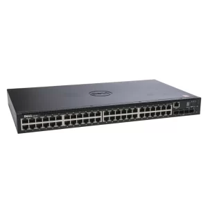 Dell Networking N1548, 48x 1GbE + 4x 10GbE SFP+ fixed ports, Stacking, IO to PSU airflow, AC