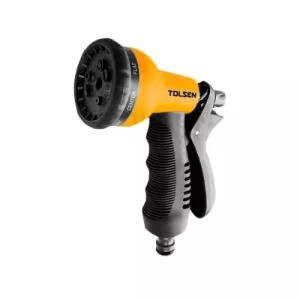 PISTOLA DE RIEGO PARA  MANGUERA CON 8 PA