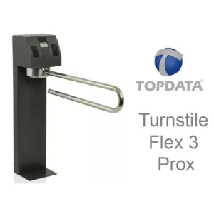 Topdata Turnstile Flex 3 Prox - Molinete Electrónico con SOLO Tarjeta Relé o Lector de proximidad
