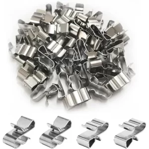Clips Puente de 2 Posiciones de Acero Inoxidable
