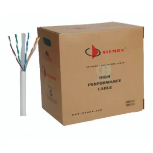 Cable UTP Solido 4P Cat 6 24AWG CM Gris (Rx305mt)