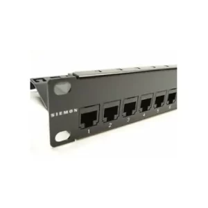Patch Panel 24 Puertos Cat6 S110 Negro