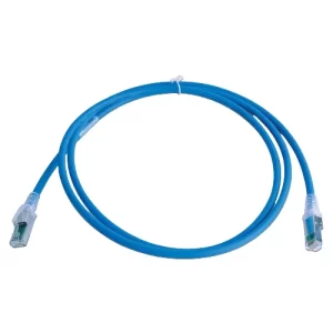 Patch Cord S/FTP RJ-45, 4 Pares, Cat.6A, LSOH Z-MAX 1.5m. Azul .