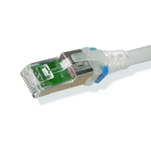Patch Cord S/FTP RJ-45, 4 Pares, Cat.6A, LSOH Z-MAX 2.1m. Rojo.