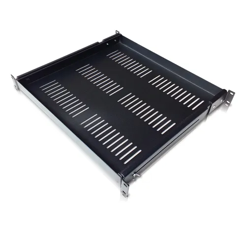 Bandeja 1-RU 19"x 406mm,105Kgs. Negra