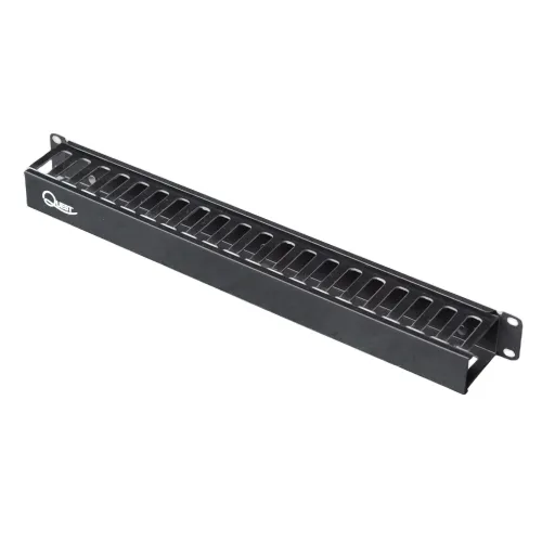 Ordenador de Cables Horizontal Frontal 1.5-RU (60mm x 80mm)