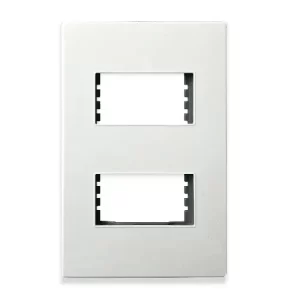 Placa Multimedia 2 modulo Simple  Beige