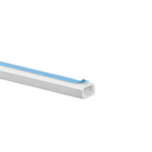 CANALETA PLASTICA EN PVC 13X7 CON ADHESIVO TRAMO 2 METROS B