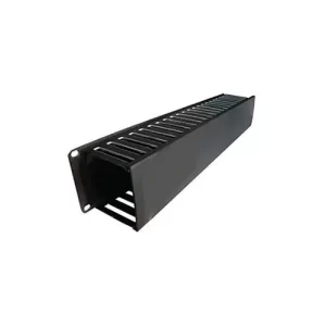 Ordenador de Cables Horizontal Frontal 2 RU, con tapa