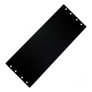 Tapa ciega para rack, color negro 4RU