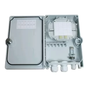 Caja de Pared Int/Ext IP65, soporta 06 acopladores SC Duplex