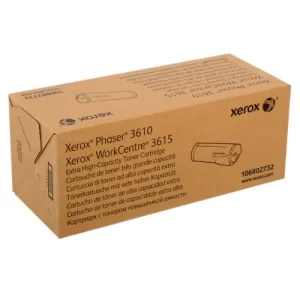 TONER NEGRO ORIGINAL DE ALTA CAPACIDAD PARA IMPRESORAS XEROX PHASER 3610 / WORKCENTRE 3615 DE 25.300 PAGINAS
