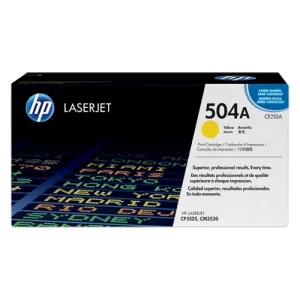 TONER YELLOW 504A ORIGINAL PARA IMPRESORA HP LASERJET CP3525 / CM3530 MFP DE 7.000 PAGINAS