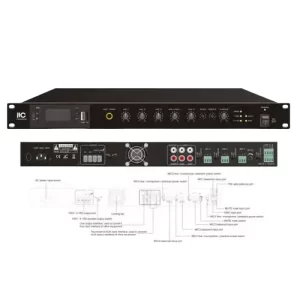 AMPLIFICADOR MEZCLADOR RMS CLASS-D 60W