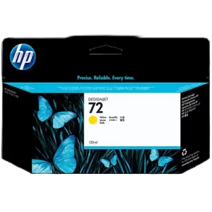 CARTRIDGE HP YELLOW 72 PARA DSJ T610, T770, T1100, T1200, T1300, T2300, T790, T795HP 72 YELLOW INKJET PRINT CARTRIDGE
