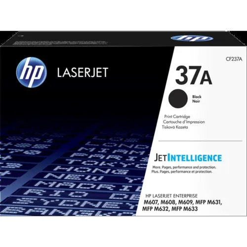 TONER HP NEGRO 37A P/ LaserJet Enterprise MFP M631, M632, M633 series, HP M607, M608, M609 series