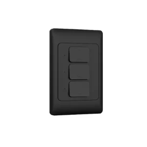 INTERRUPTOR SMART NEGRO WIFI 3 TOMAS