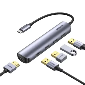 HUB MULTIPUERTOS USB + HDMI ULTRADELGADO