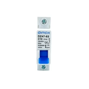 DISYUNTOR ELECTRICO DE 10A UNIPOLAR