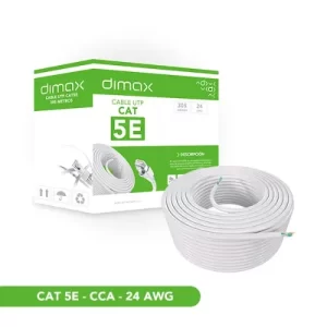 CABLE UTP CAT5E 305M CCA* COLOR BLANCO