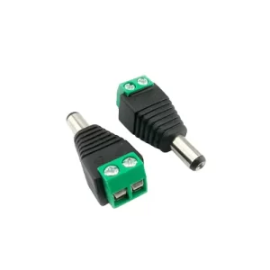 PLUG DC CON BORNERA *PAQ DE 20 *MACHO